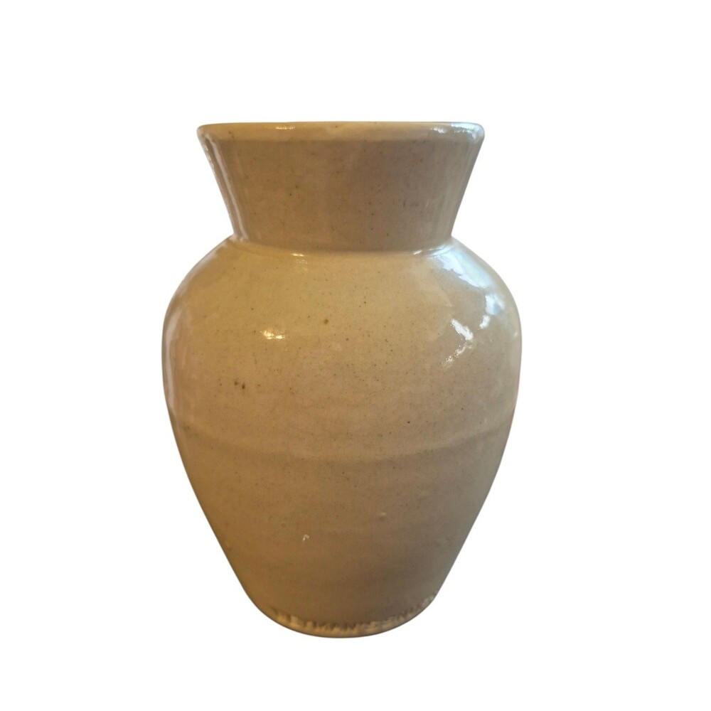 antique WEYMAN'S  SNUFF stoneware crock jar Small